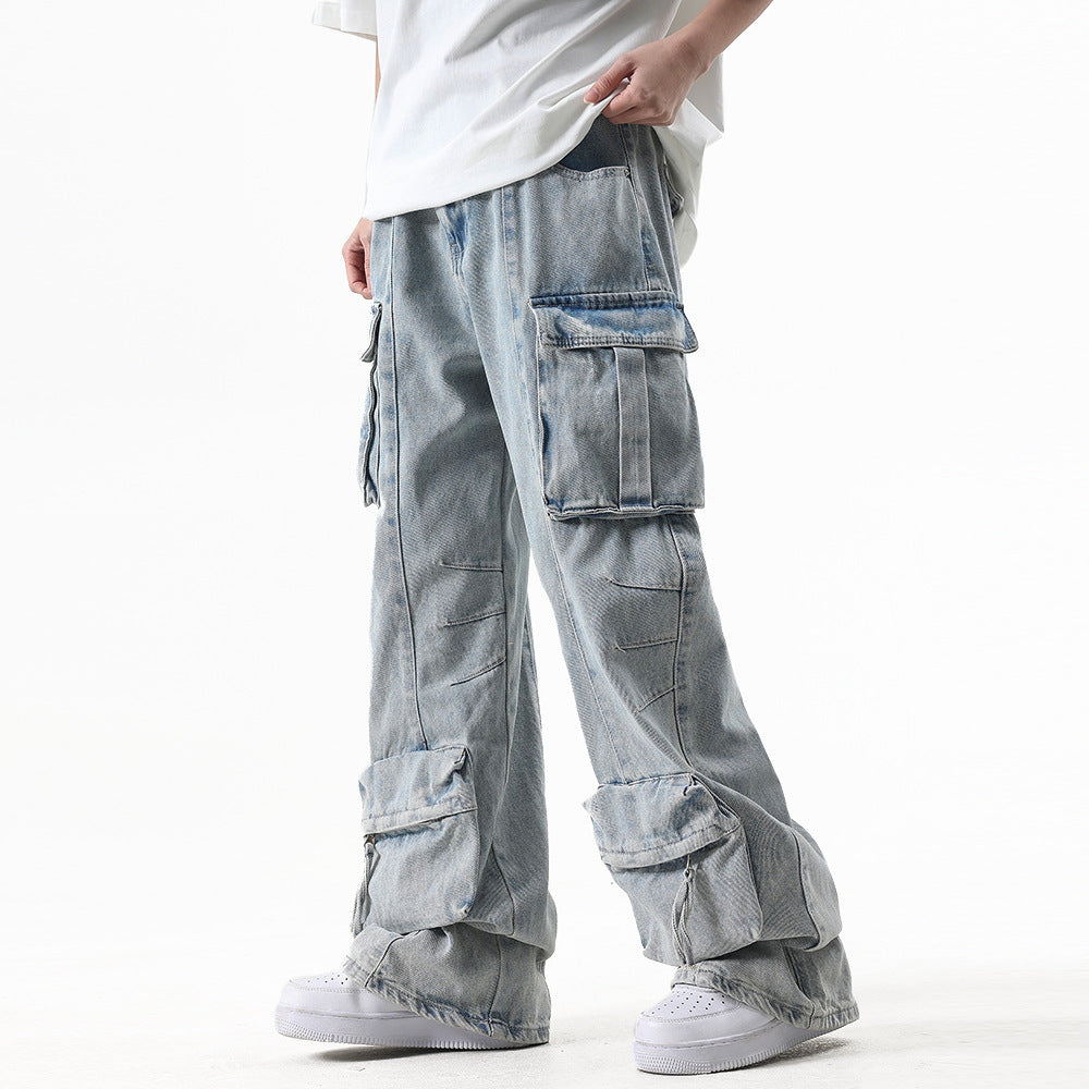 Casual multi pocket broek heren - Røn