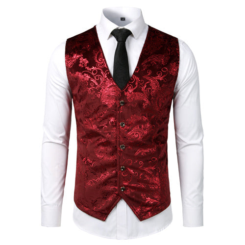 Goudkleurig steampunk heren vest - Otto