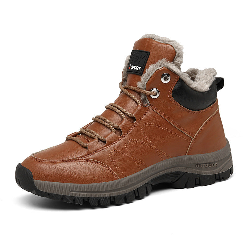 Warm winter shoes, lined and high - Markus