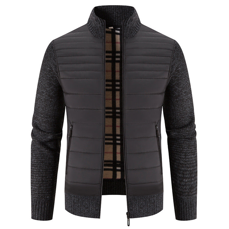 Hybride vest met opstaande kraag heren - Erik