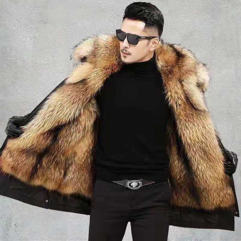 Men's high collar parka - Thør