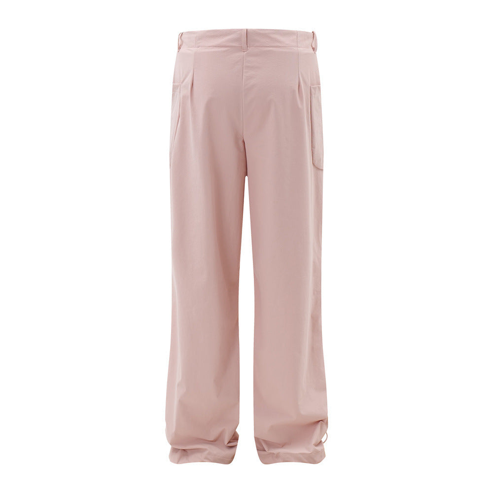 Paratrooper style trousers with pleats - Sølvi