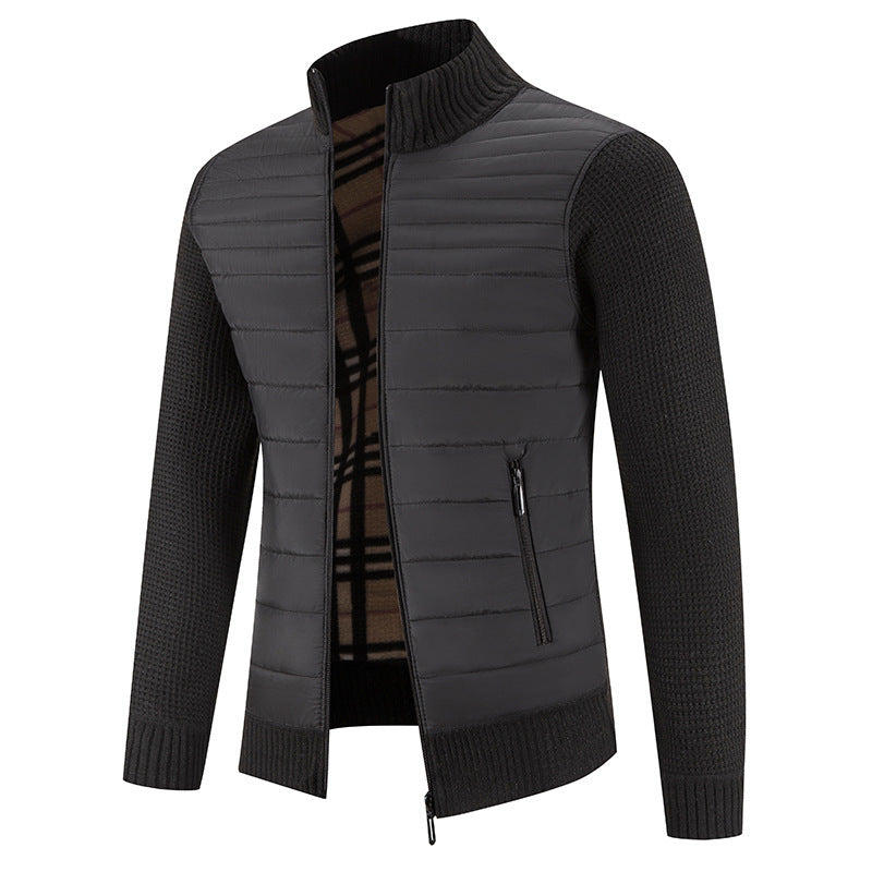 Hybride vest met opstaande kraag heren - Erik