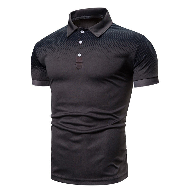 Heren casual polo shirt met 3D digitale print - Jørson