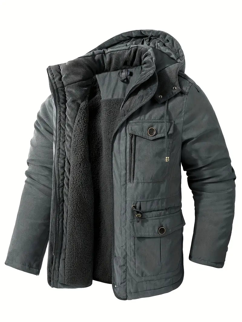 Winterjas voor heren met capuchon en zakken - Endør