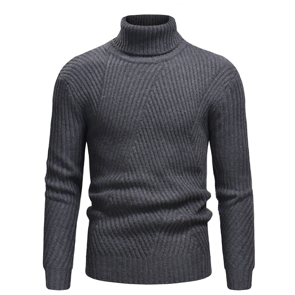 Warm turtleneck sweater for men - Alexander