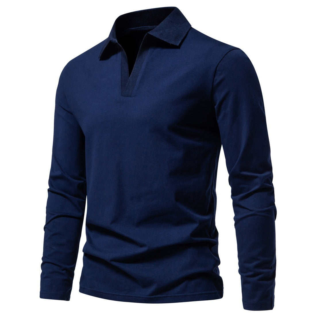Retro men's long-sleeved V-neck t-shirt - Björn