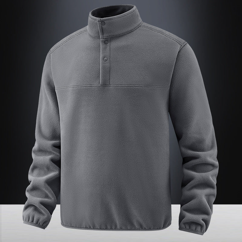 Luxe fleece vest met knopen heren - Anton