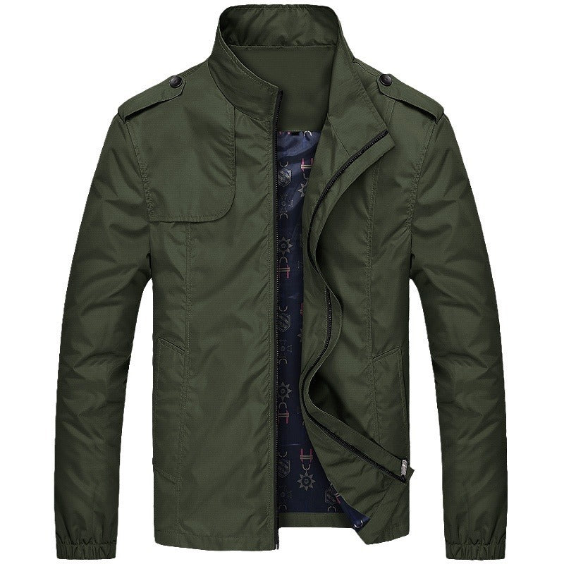 Trenchcoat met opstaande kraag heren - Vigør