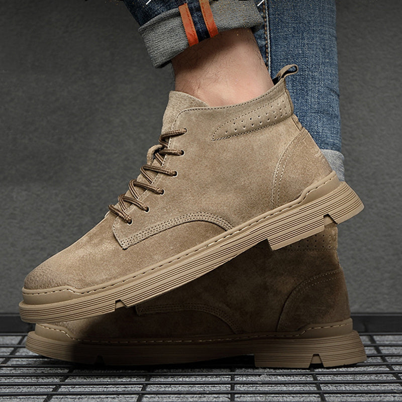 Suede winterschoenen heren - Mark