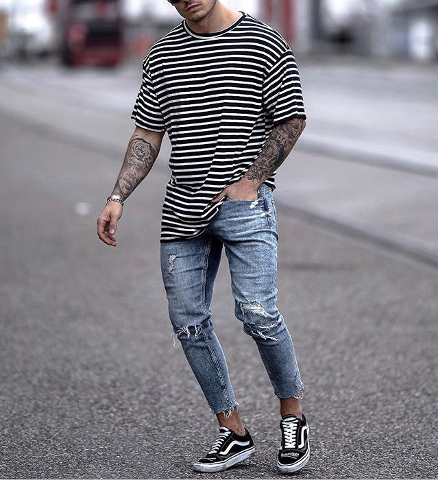 Straight leg jeans heren - Vigør