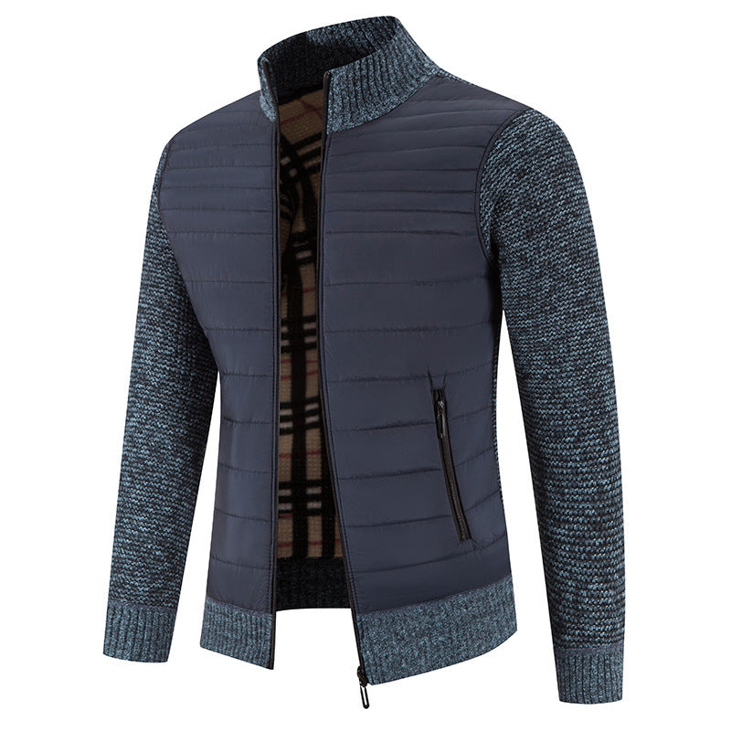Hybride vest met opstaande kraag heren - Erik