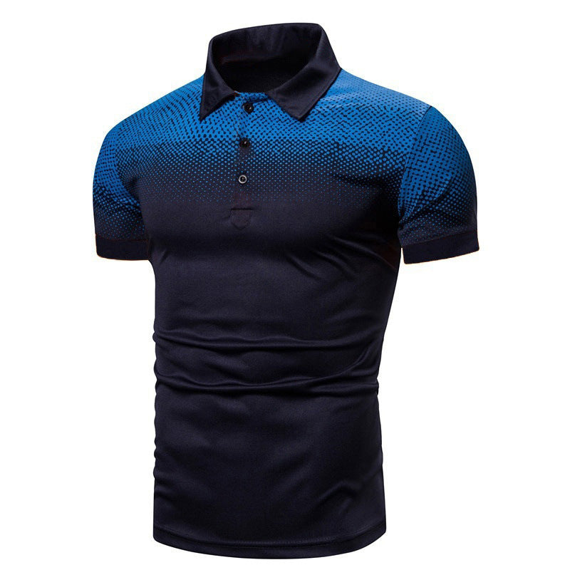 Heren casual polo shirt met 3D digitale print - Jørson