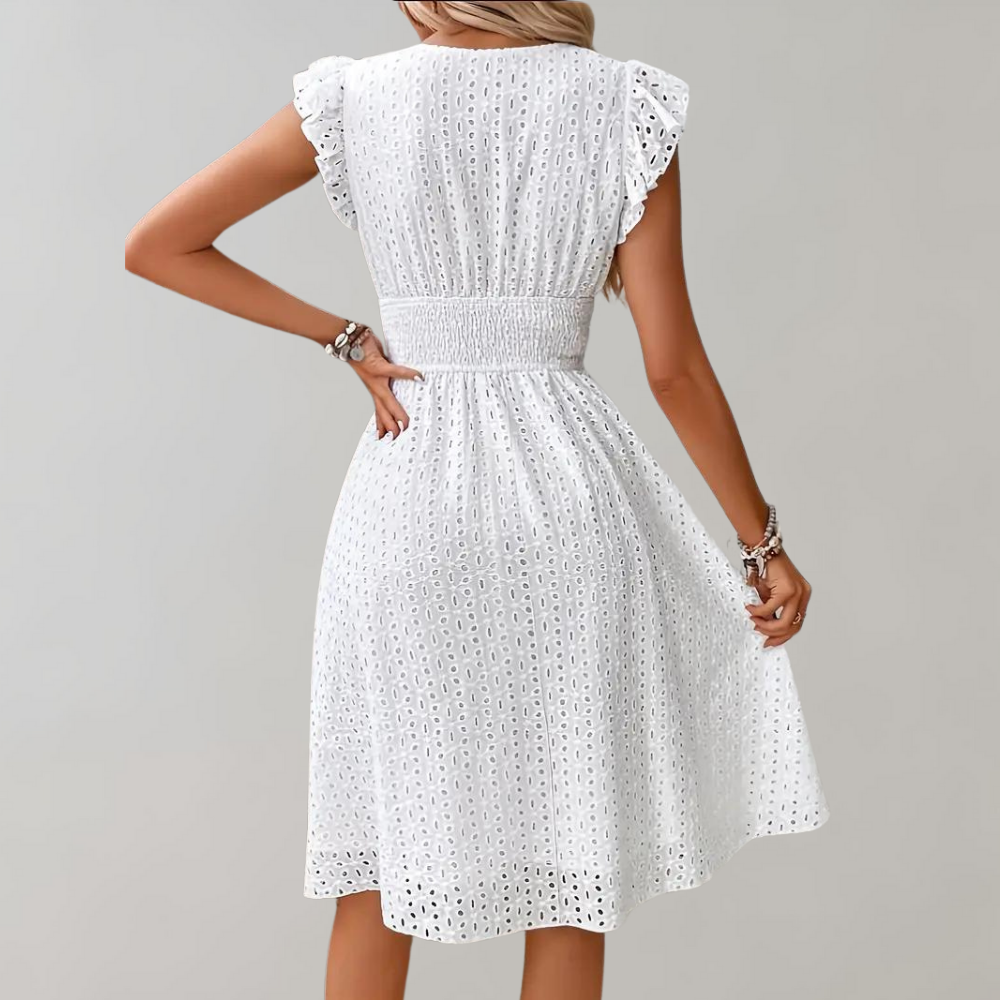 Summer dress with ruffles - Edia
