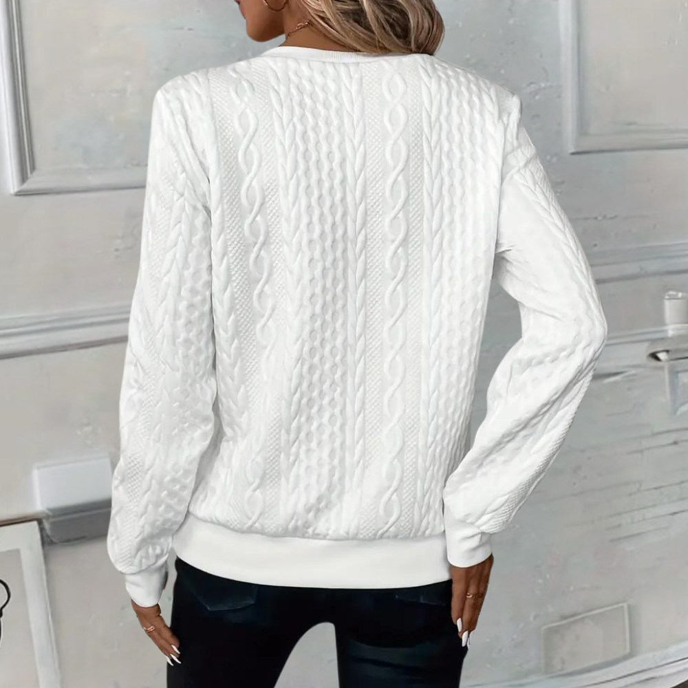 Trui met trendy uitstraling - Annly