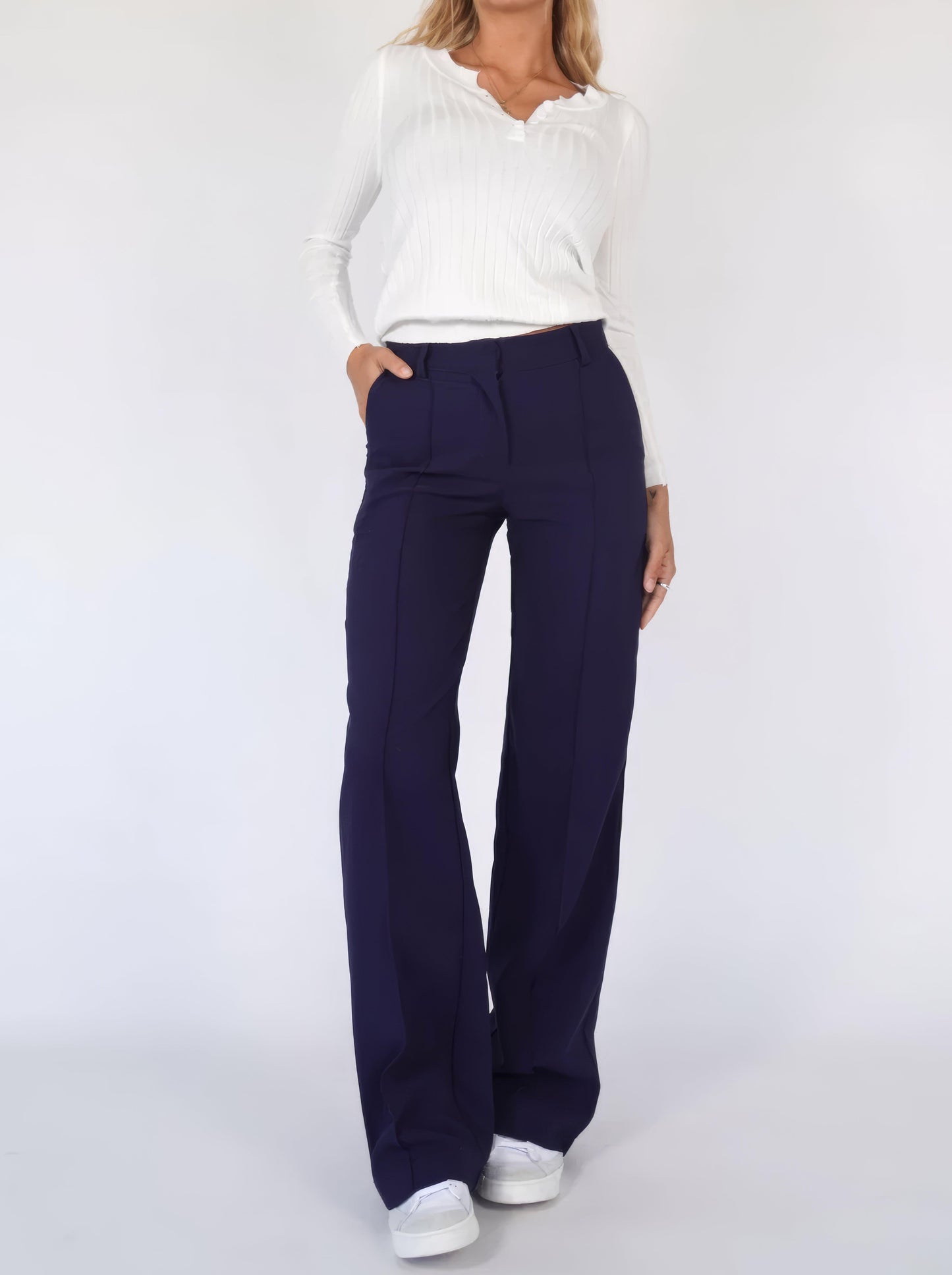 Casual rechte pantalon voor dames - Rachel