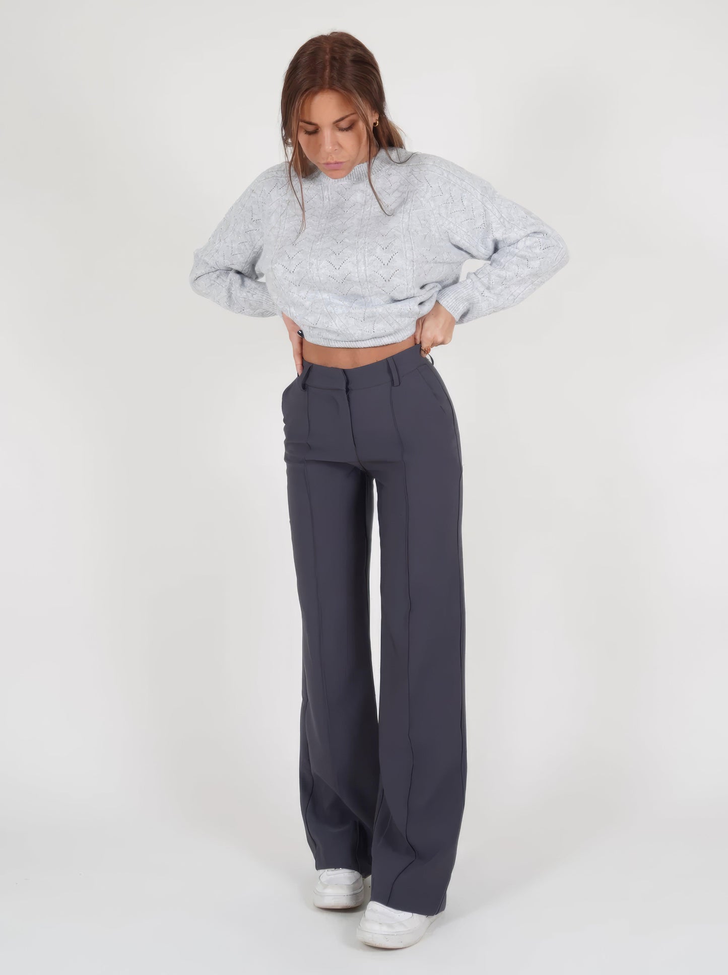 Casual rechte pantalon voor dames - Rachel