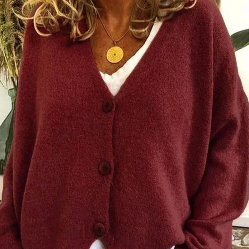 V-hals cardigan voor dames - Joyce