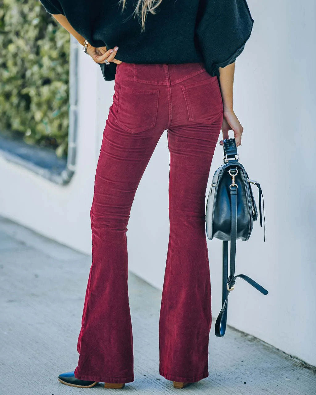 High waist flare pants dames - Lotte