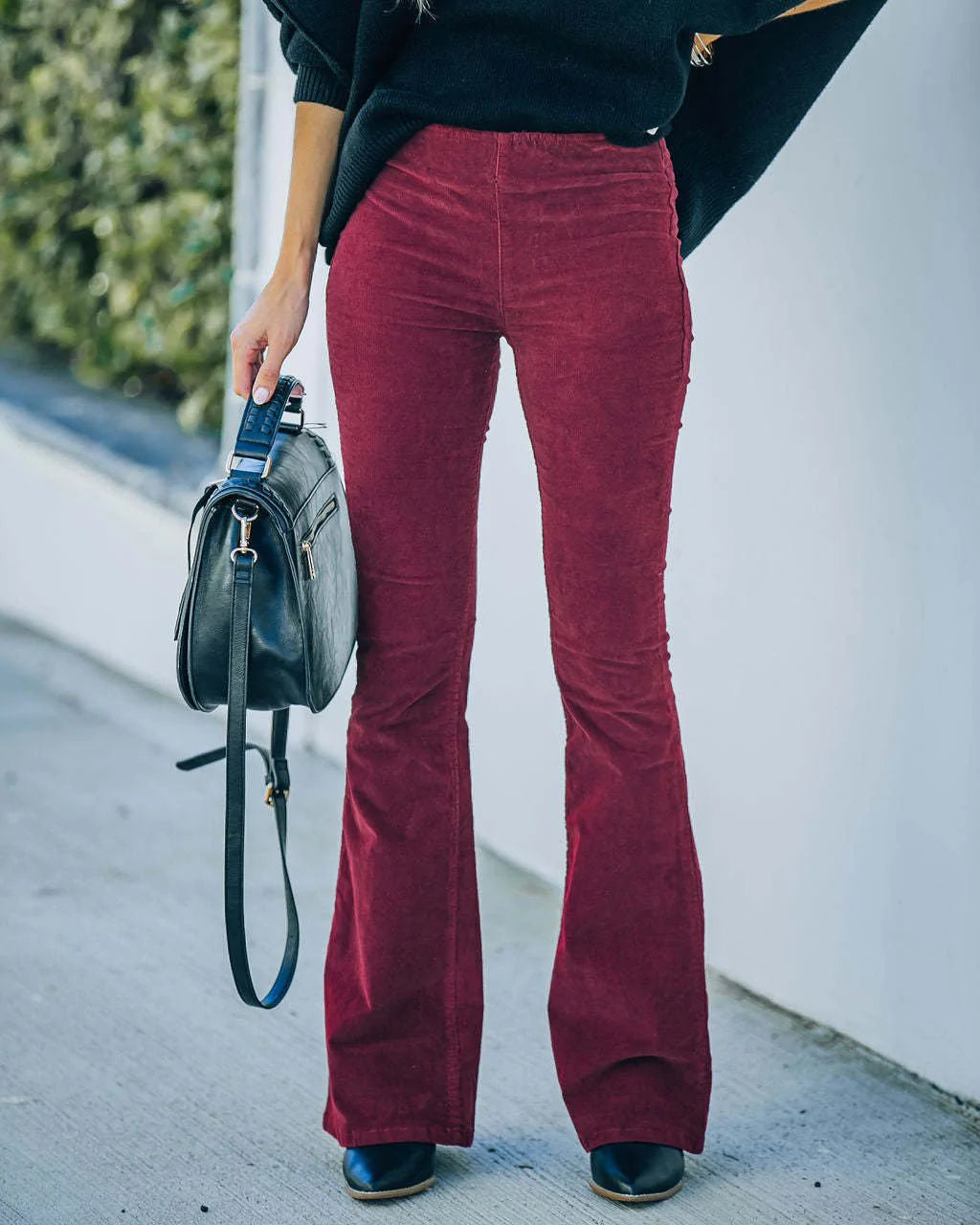 High waist flare pants dames - Lotte