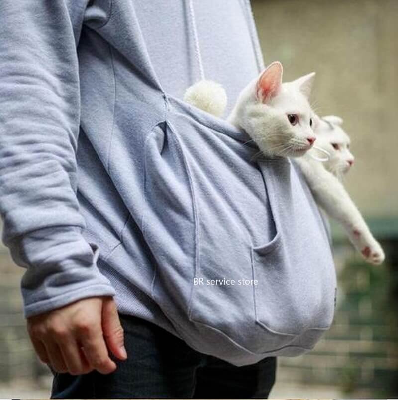 Stijlvolle hoodie met dieren buidel - Rita