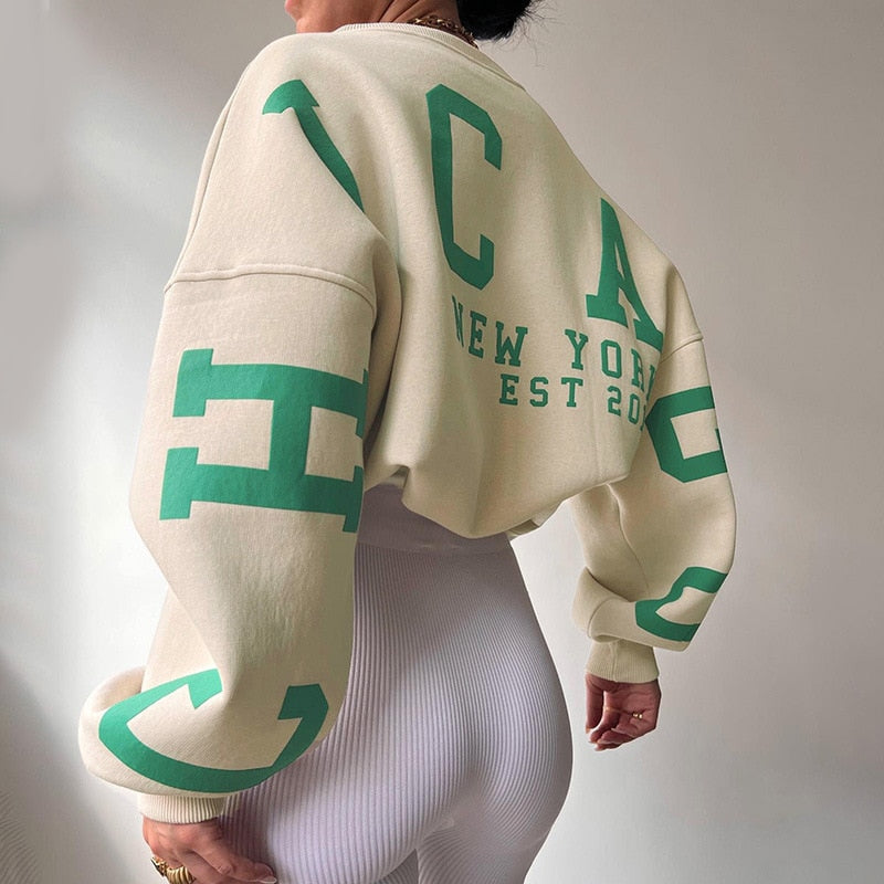 Casual oversized trui voor dames - Ruby