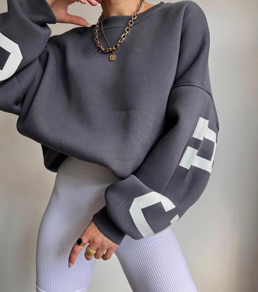 Casual oversized trui voor dames - Ruby