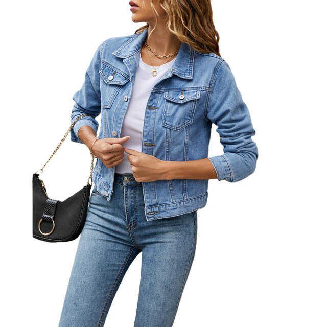 Stijlvol denim jasje voor dames - Lotte