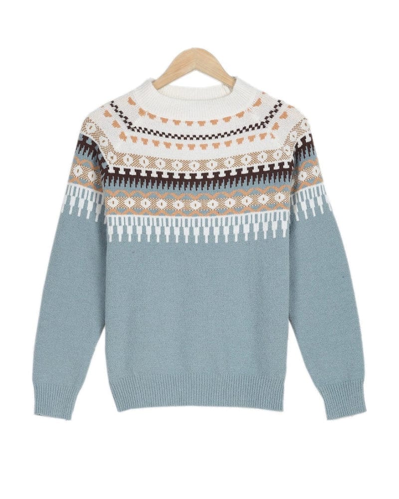 Winter trui met patroon voor dames - Lea