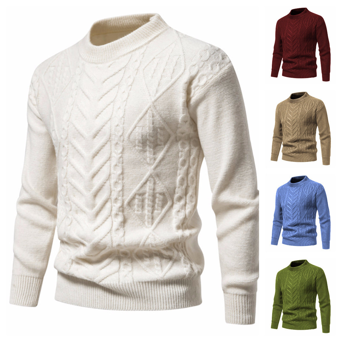 Sweater heren met patroon - Ivaldi