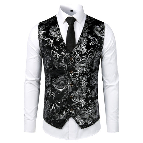 Goudkleurig steampunk heren vest - Otto