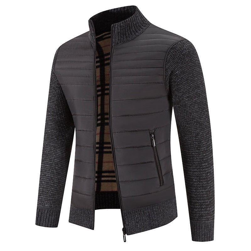 Hybride vest met opstaande kraag heren - Erik