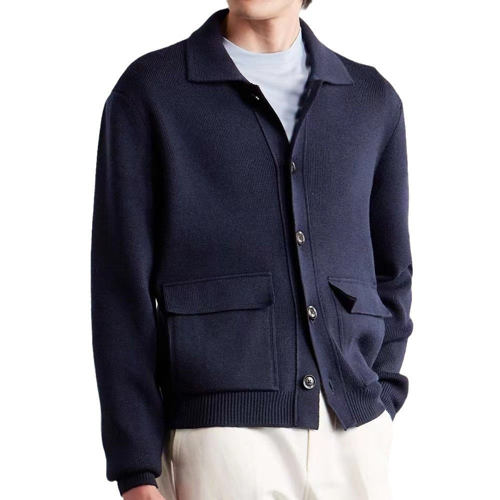 Men's wool cardigan - Rutger
