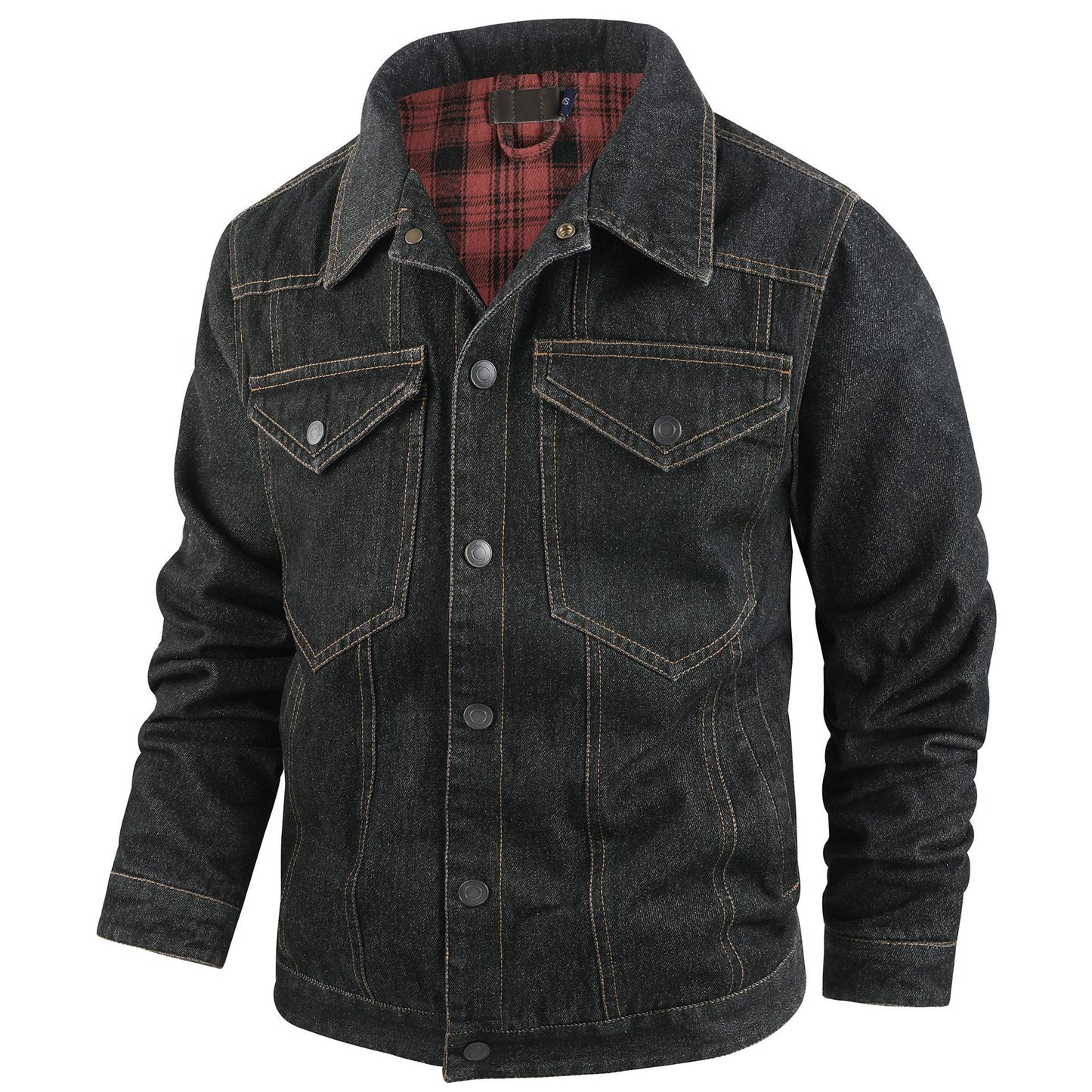 Casual denim jacket men - Thør
