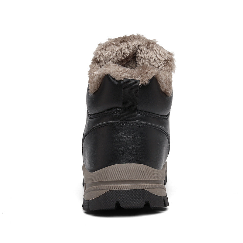 Warm winter shoes, lined and high - Markus