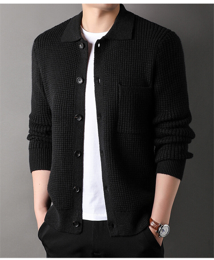 Heren Slim fit jacquard vest - Jack