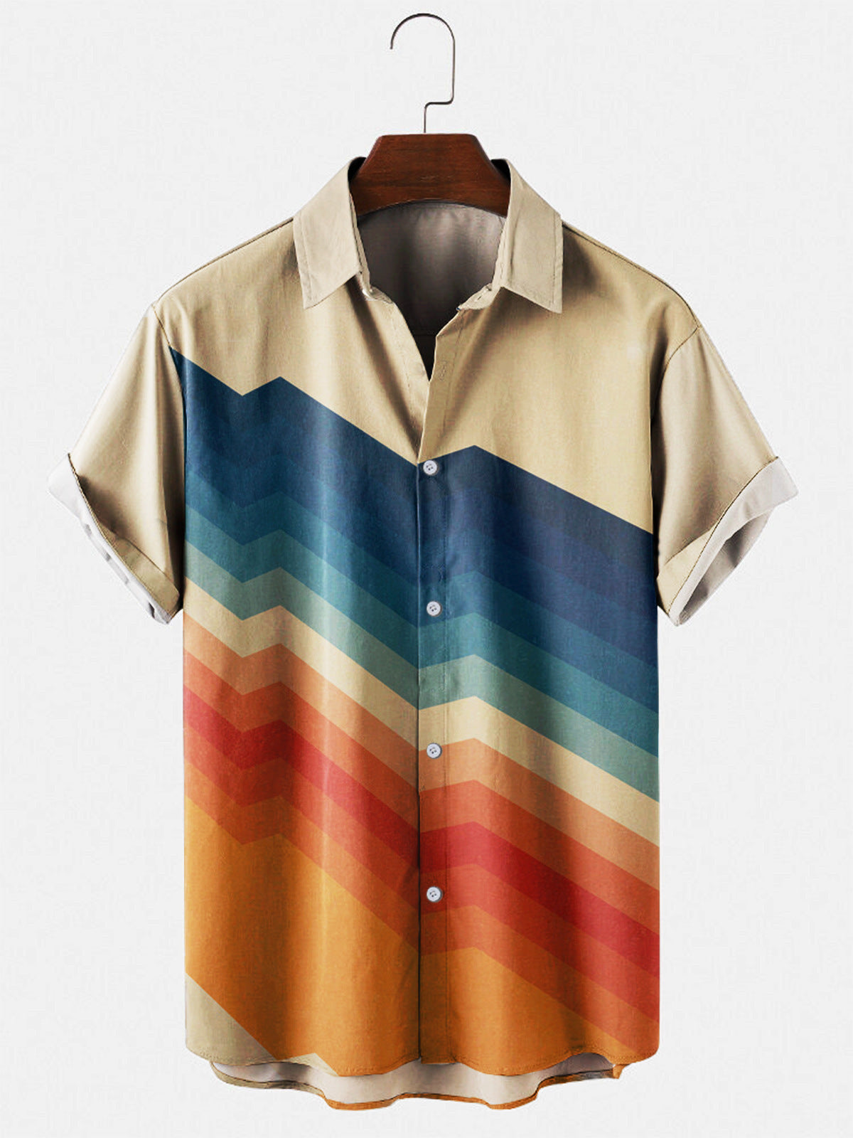 Shirt regenboogkleur - Rønn