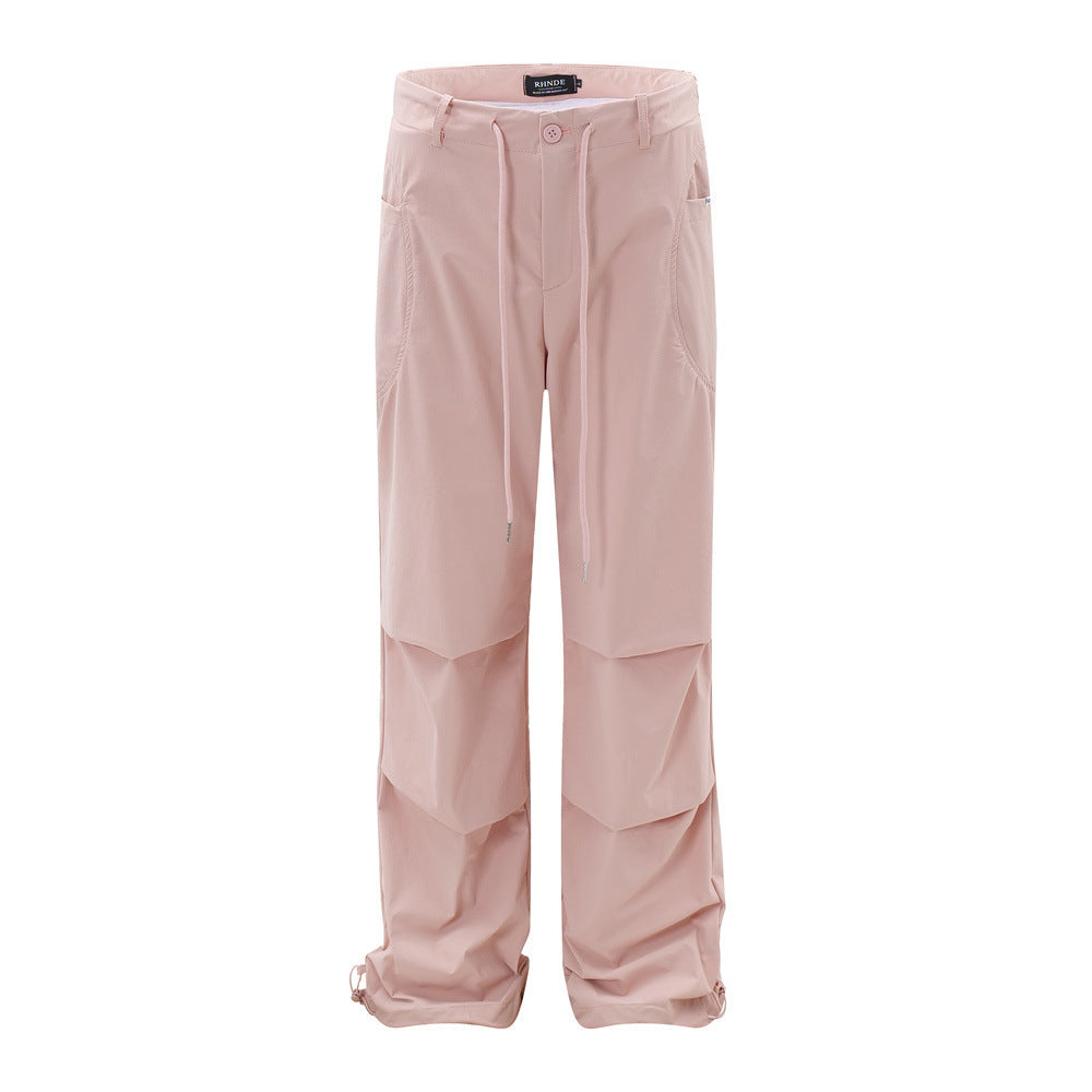 Paratrooper style trousers with pleats - Sølvi