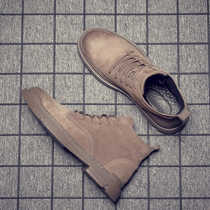 Suede winterschoenen heren - Mark