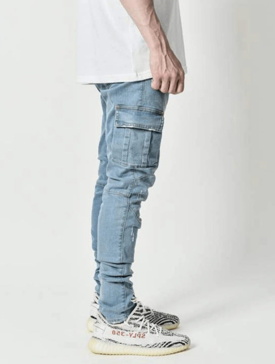 Heren jeans met zijzakken - Casper