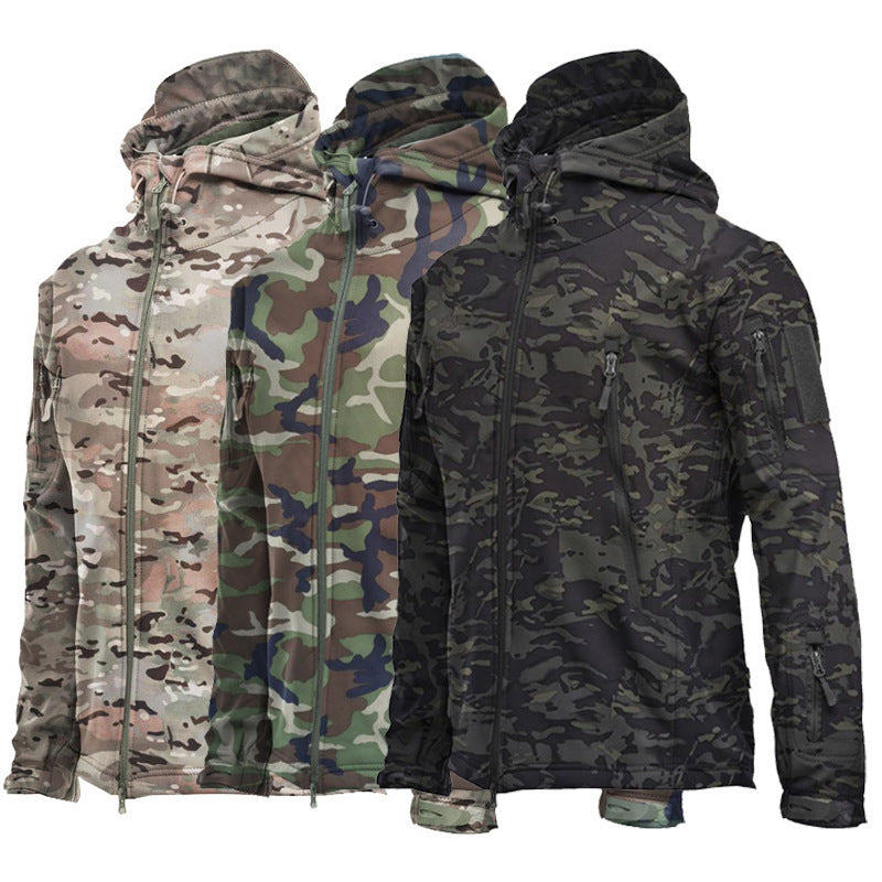 Camo jas, winddicht en stijlvol