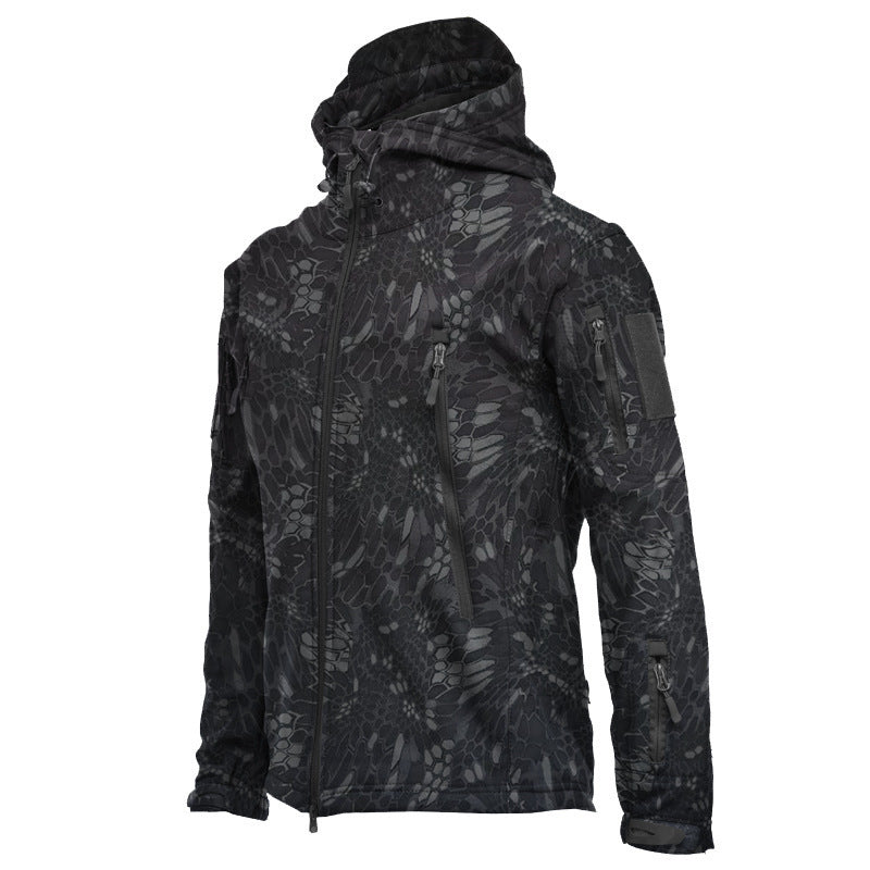 Camo jacket, windproof and stylish - Marcel