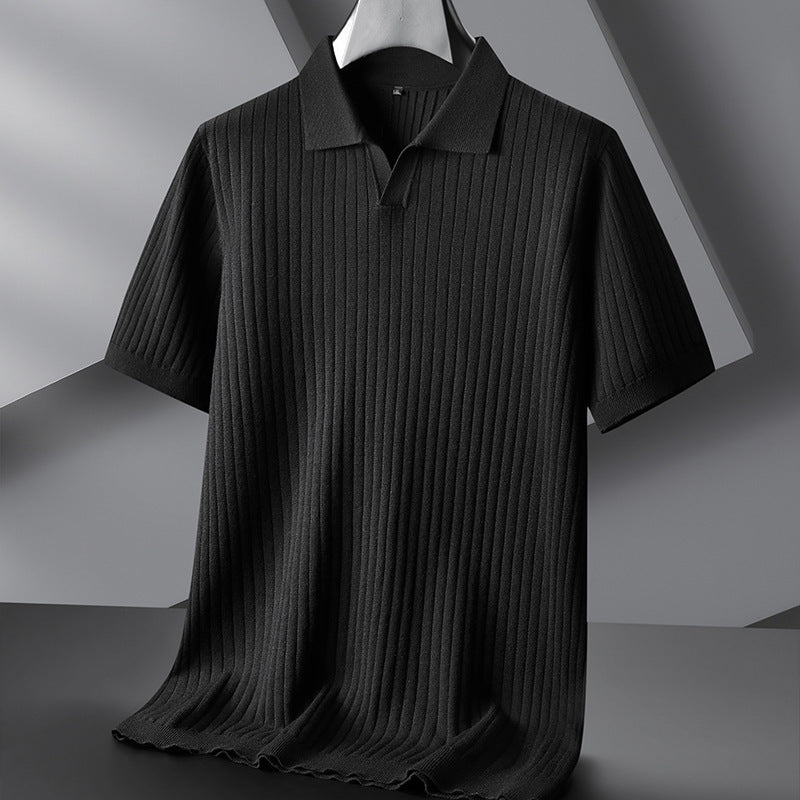 Corduroy polo shirt in grote maten - Sven