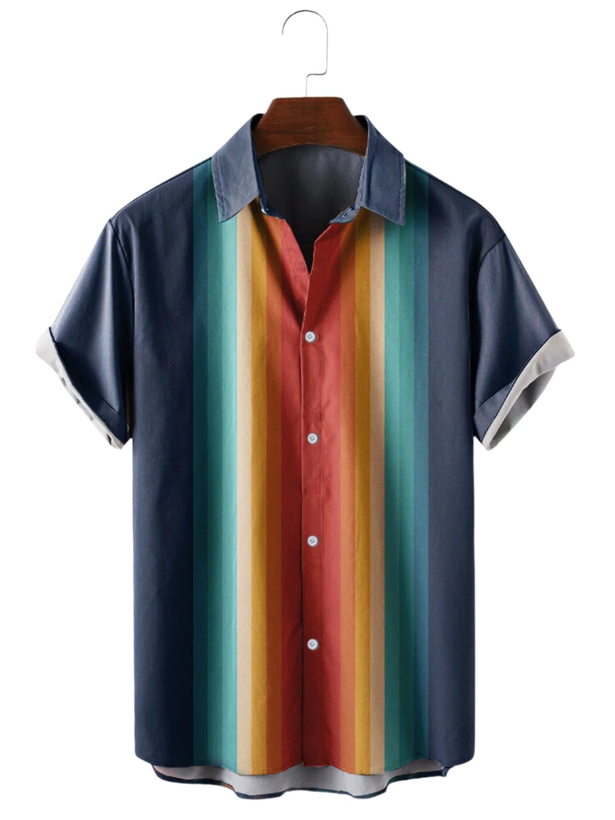 Shirt regenboogkleur - Rønn