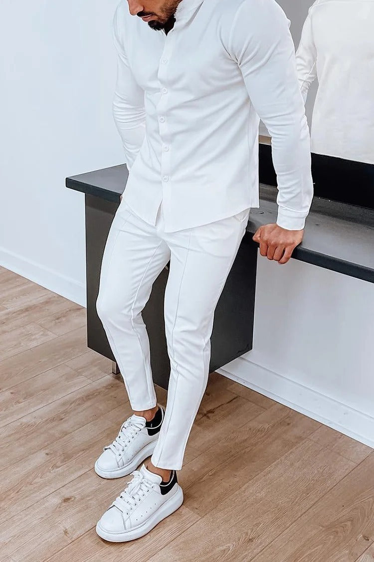 Mannen casual herfstset - Sølvi