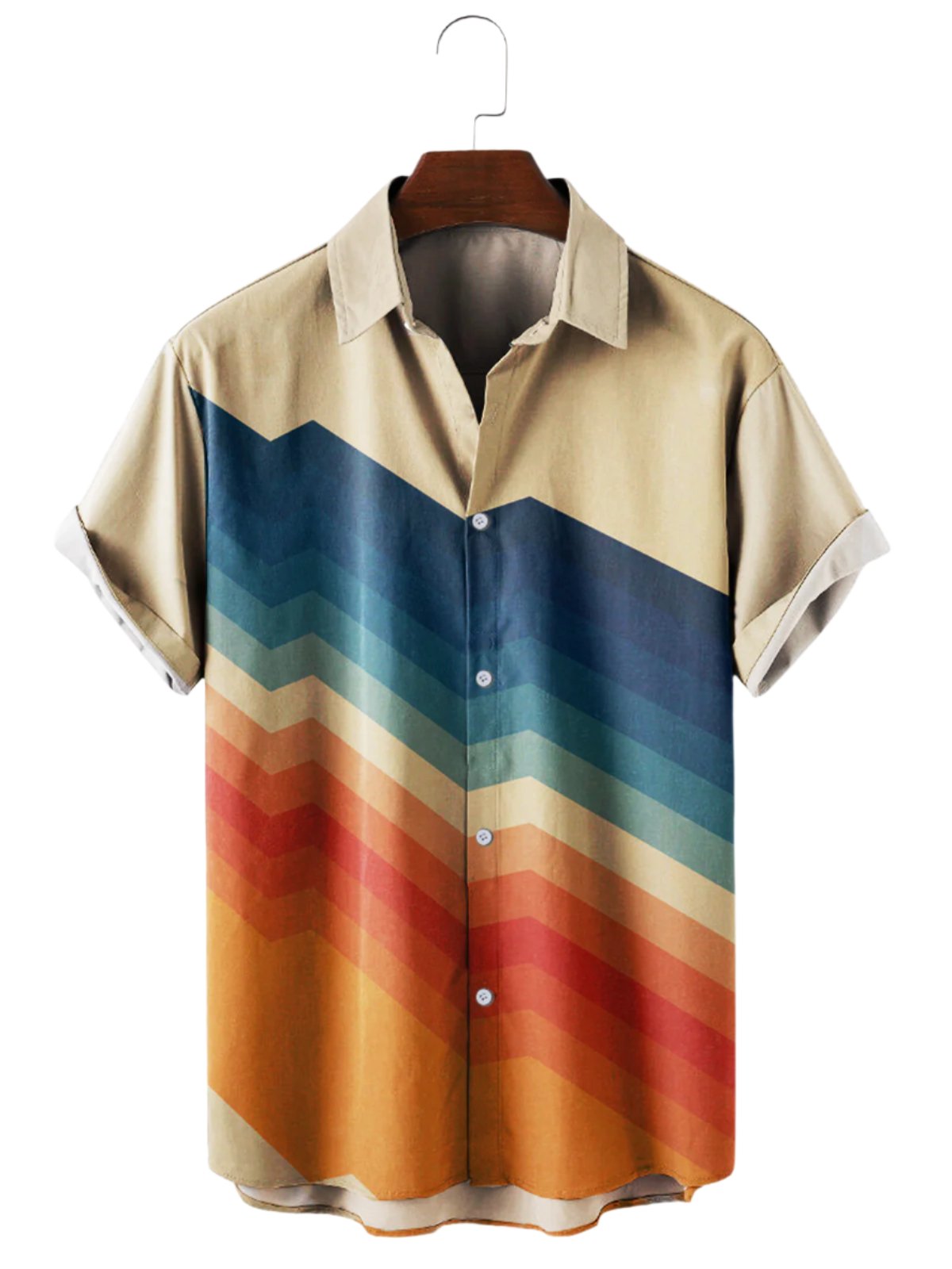 Shirt regenboogkleur - Rønn