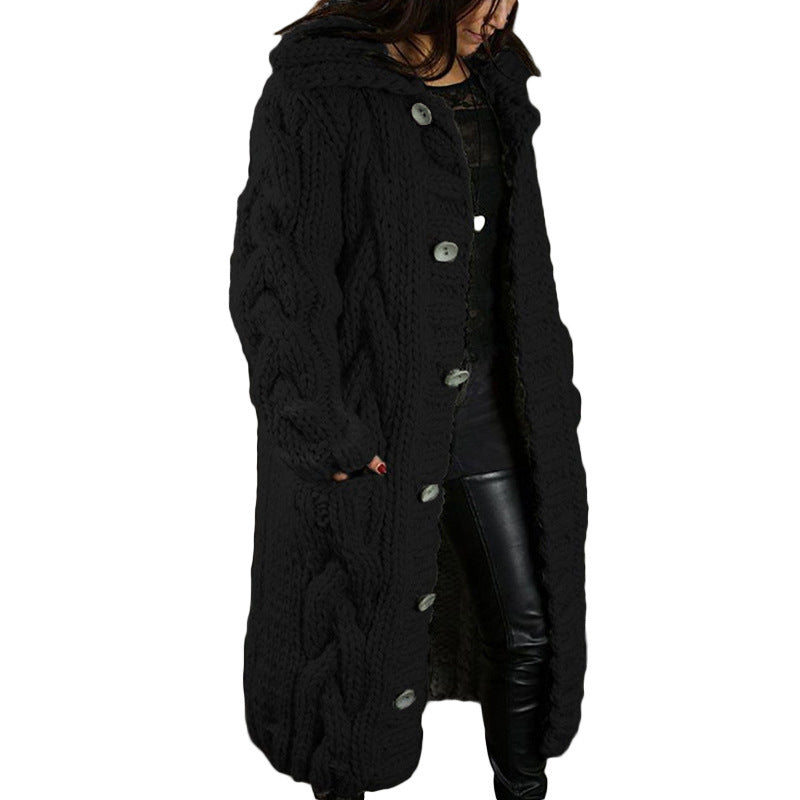Casual warm gewoven vest dames - Anette
