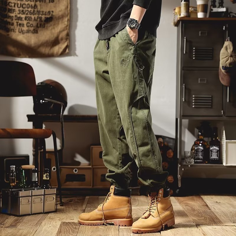 Stijlvolle losse canvas broek - Endør