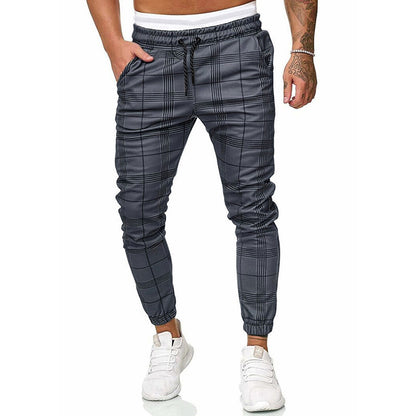 Geruite joggingsbroek heren - Marten