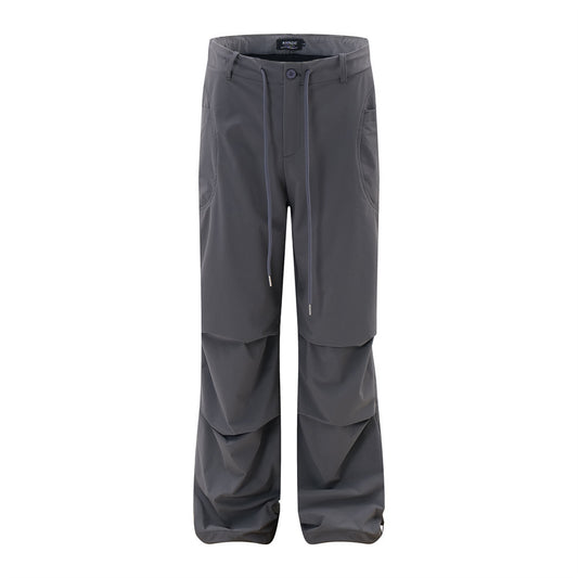 Paratrooper stijl broek met geplooid - Sølvi